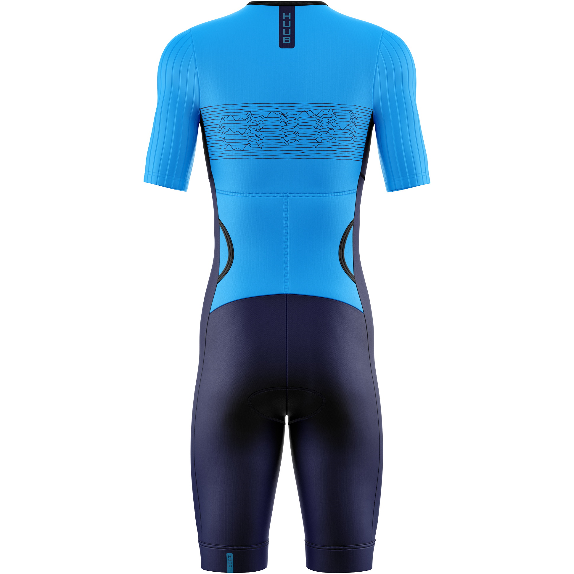 2026 HUUB Da Uomo Contour Tri Suit CONTSBN - Blue / Navy